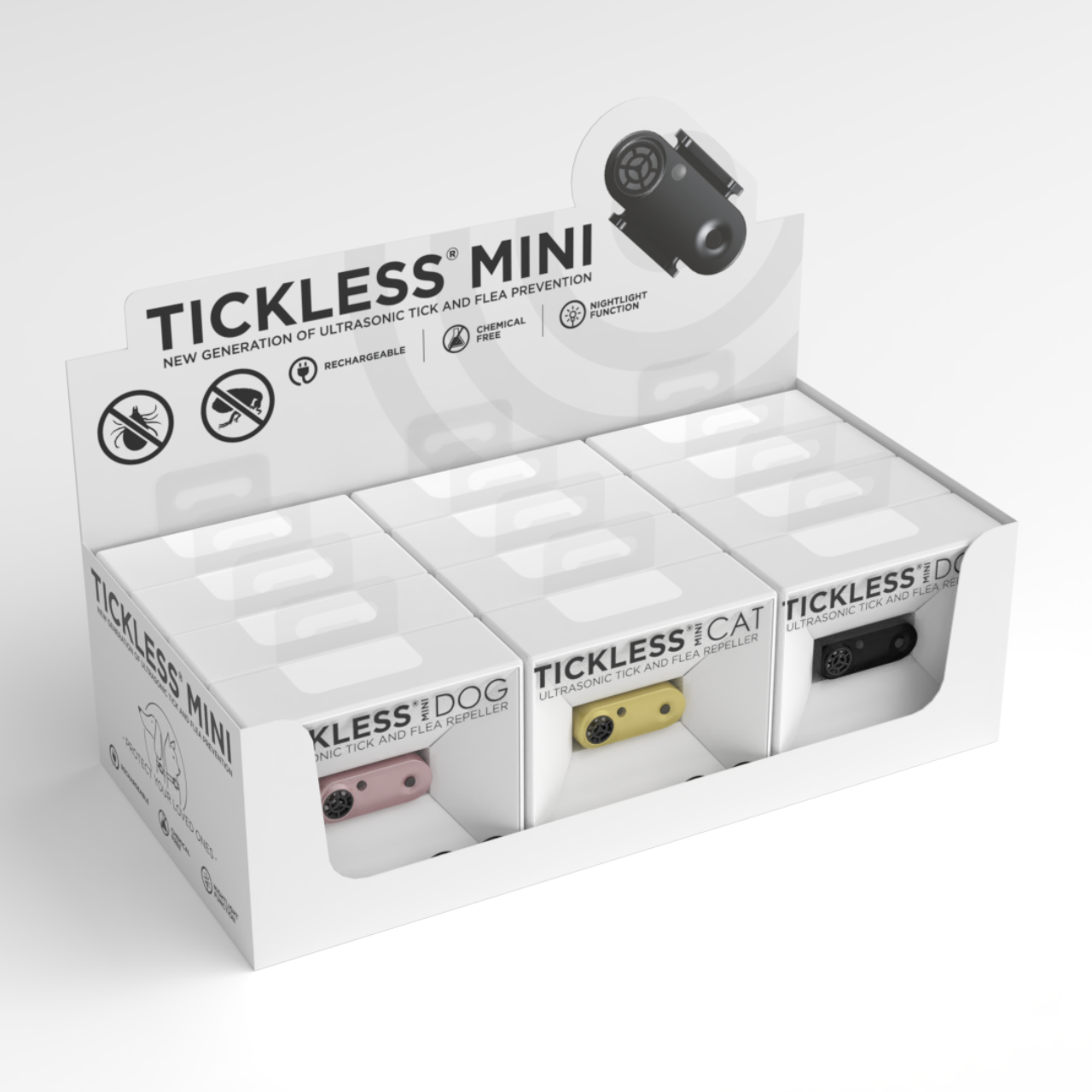 Tickless Mini 2 in 1 Display Box - TicklessUSA